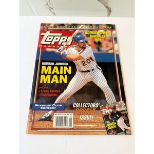 Topps Magazine Spring 1992 Issue 10 Howard Johnson Frank Thomas Baseball Cards